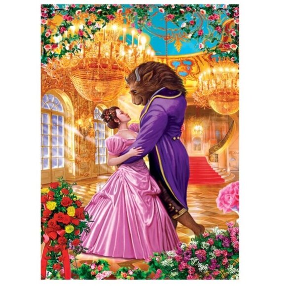 Beauty and the Beast Fairytale Puzzle 1000 piece Jigsaw Puzzle 26.75 x 19.25 - Picture 7 of 16